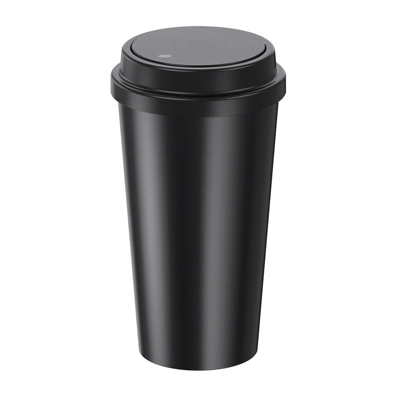 Portable Car Trash Can with Pop-Up Lid
